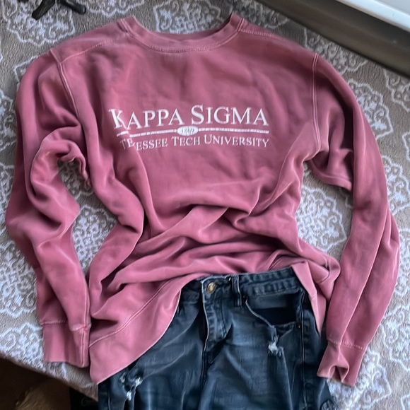 TTU Kappa Sigma Comfort Colors Pullover Sweatshirt Small - Picture 6 of 6